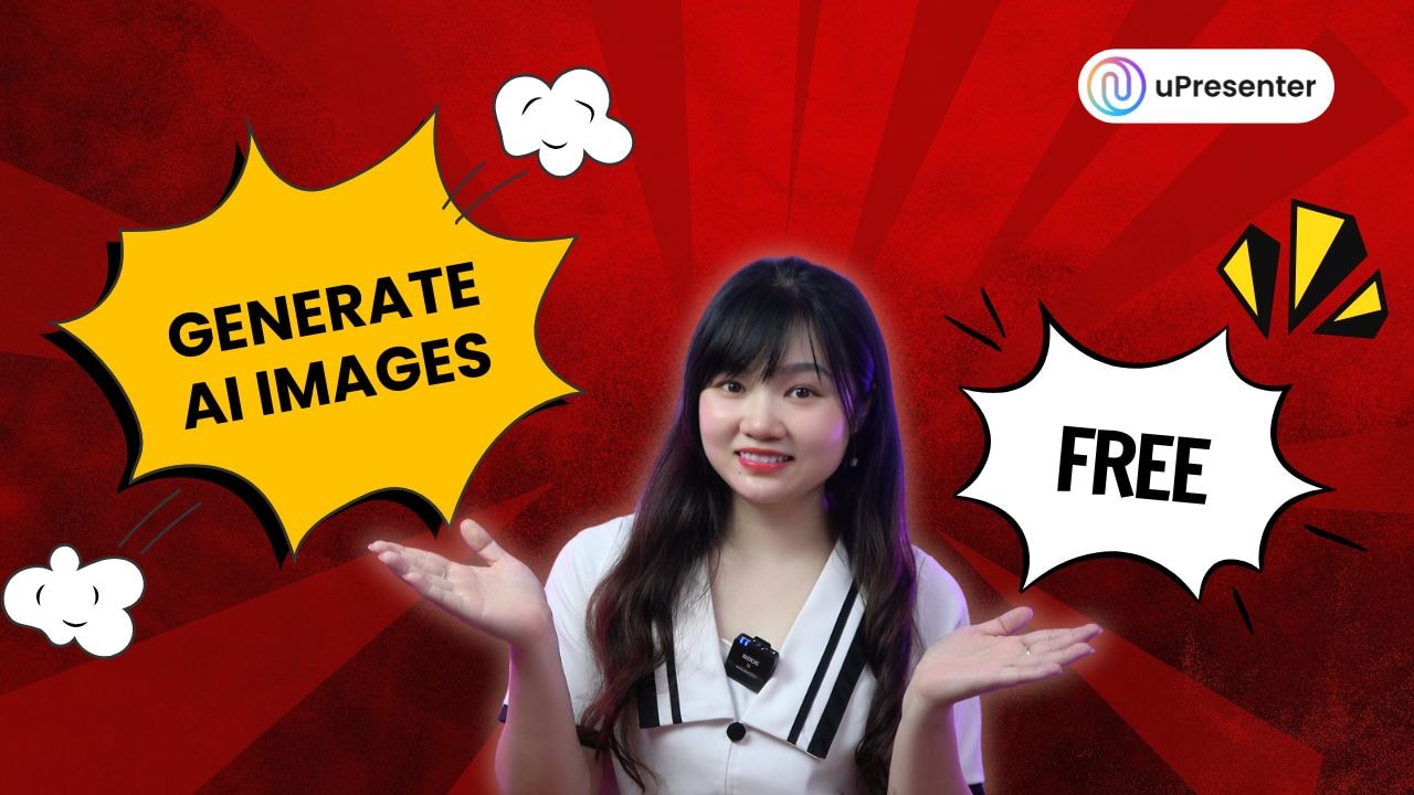 Create Stunning AI Images for Free with Free AI Image Generator - uPresenter (No Photoshop Needed)