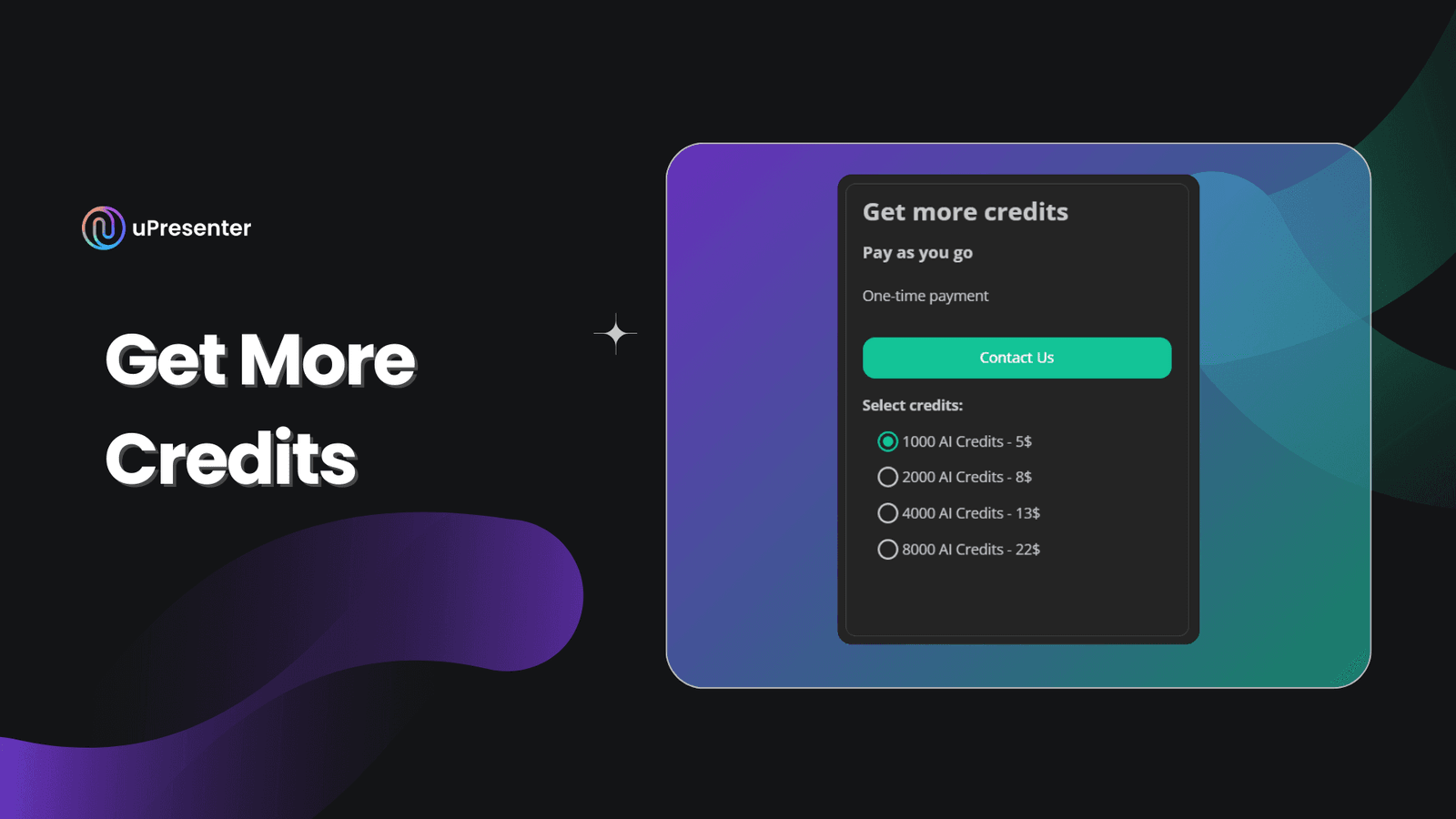 Get More Credits
