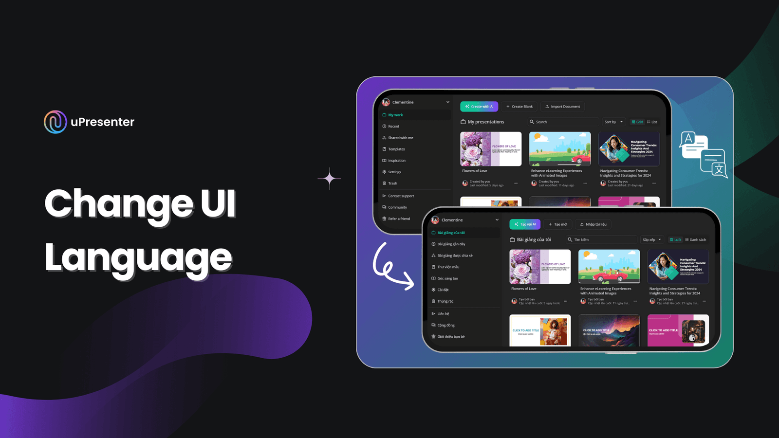 Change UI Language