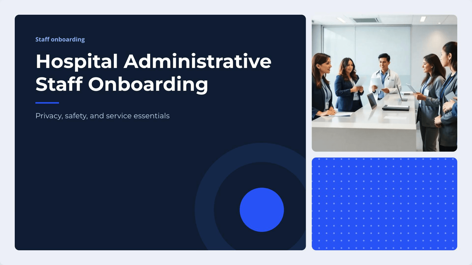 Onboarding & Compliance — Clean Corporate presentation template cover